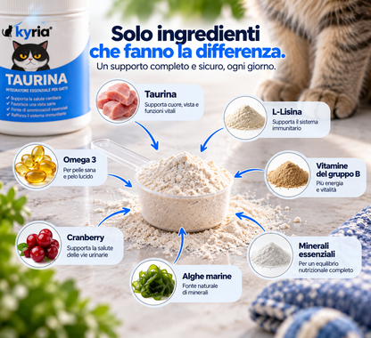 Integratore di Taurina per Gatti Kyria